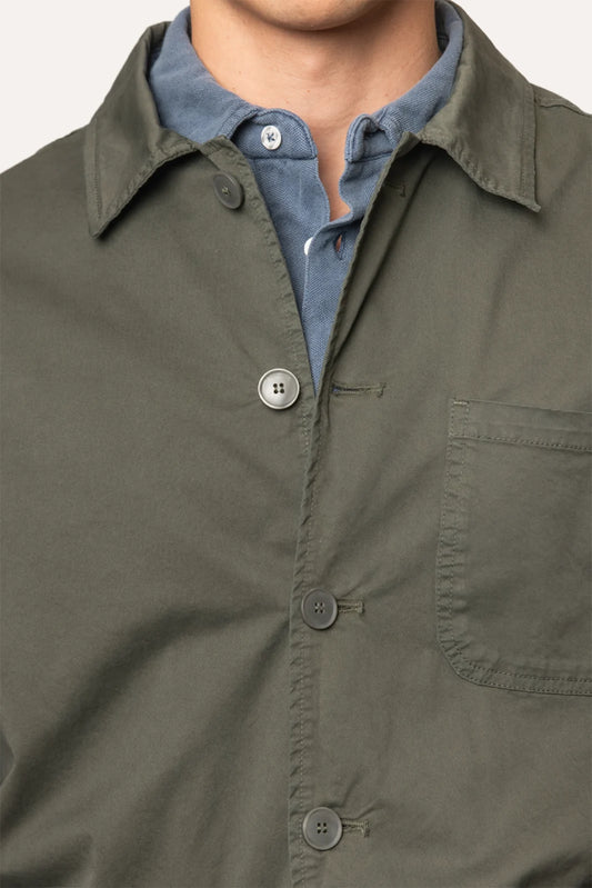 CHAQUETA LIGERA VERDE OSCURO
