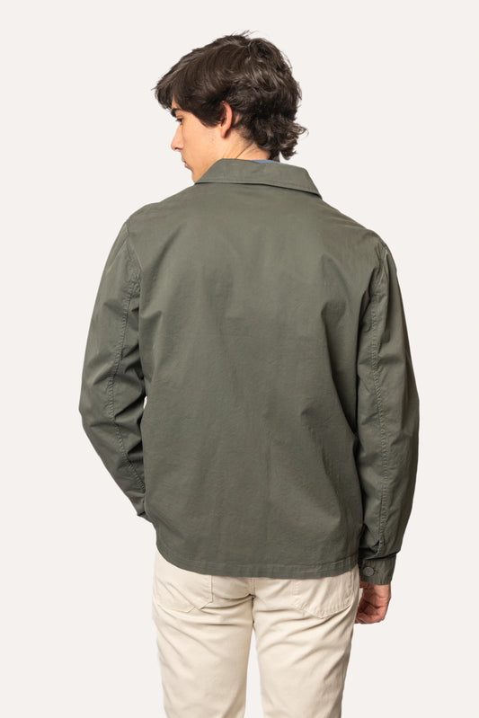 CHAQUETA LIGERA VERDE OSCURO