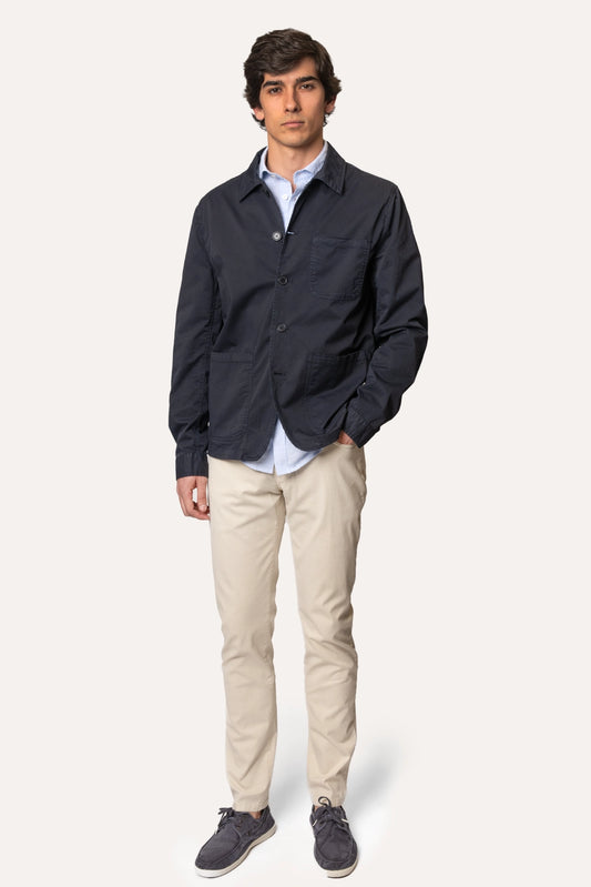 CHAQUETA LIGERA AZUL MARINO