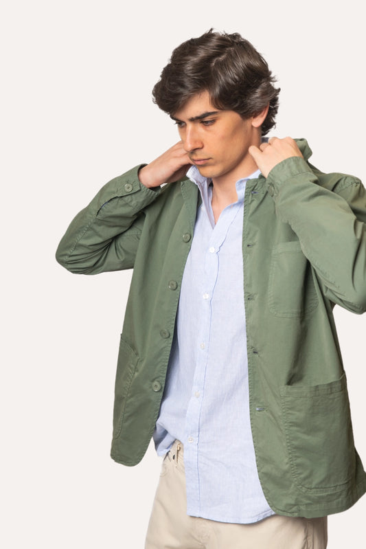 CHAQUETA LIGERA VERDE OLIVA