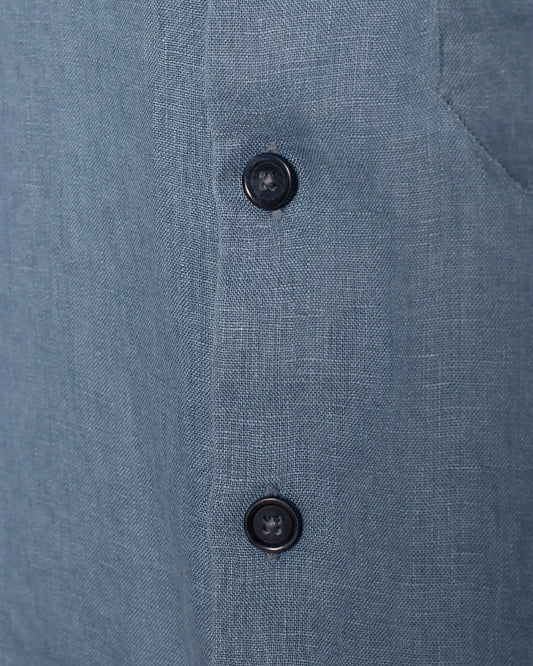 SOBRECAMISA LORENZO LINO AZUL CLARO