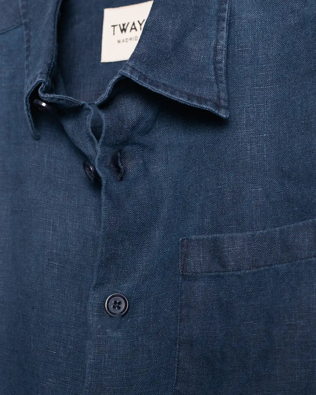 SOBRECAMISA LORENZO LINO AZUL