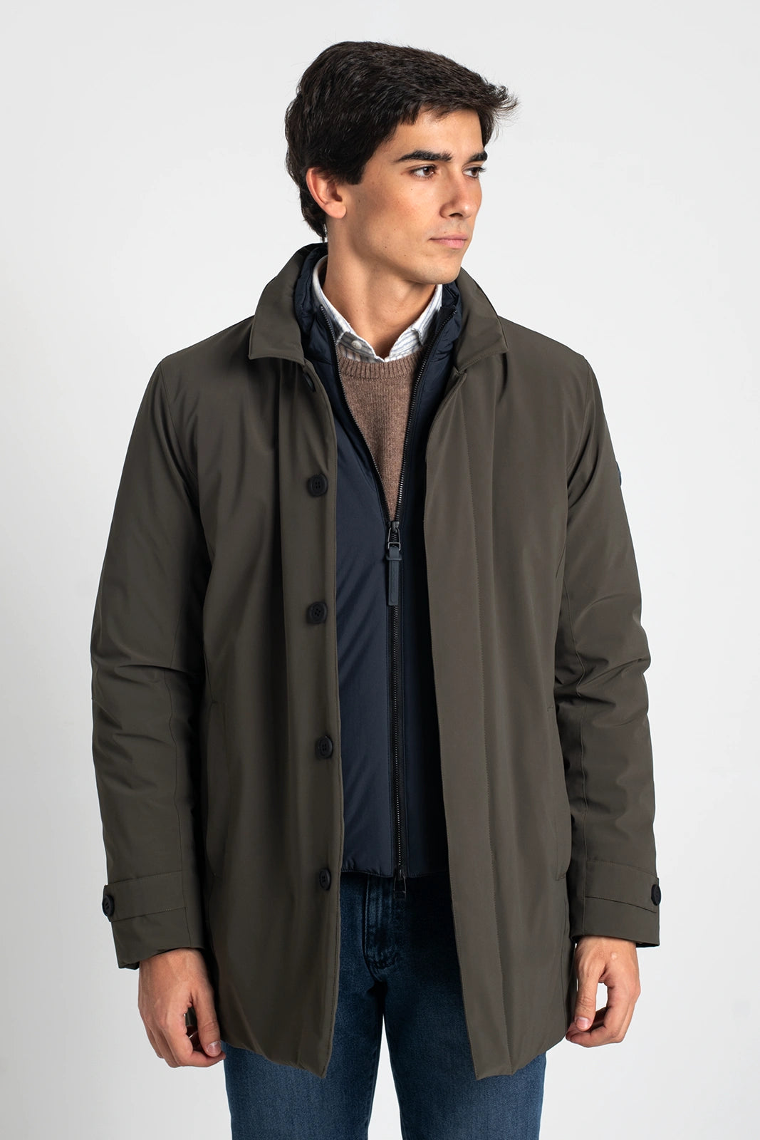 GABARDINA VERDE ACOLCHADA HOMEWARD