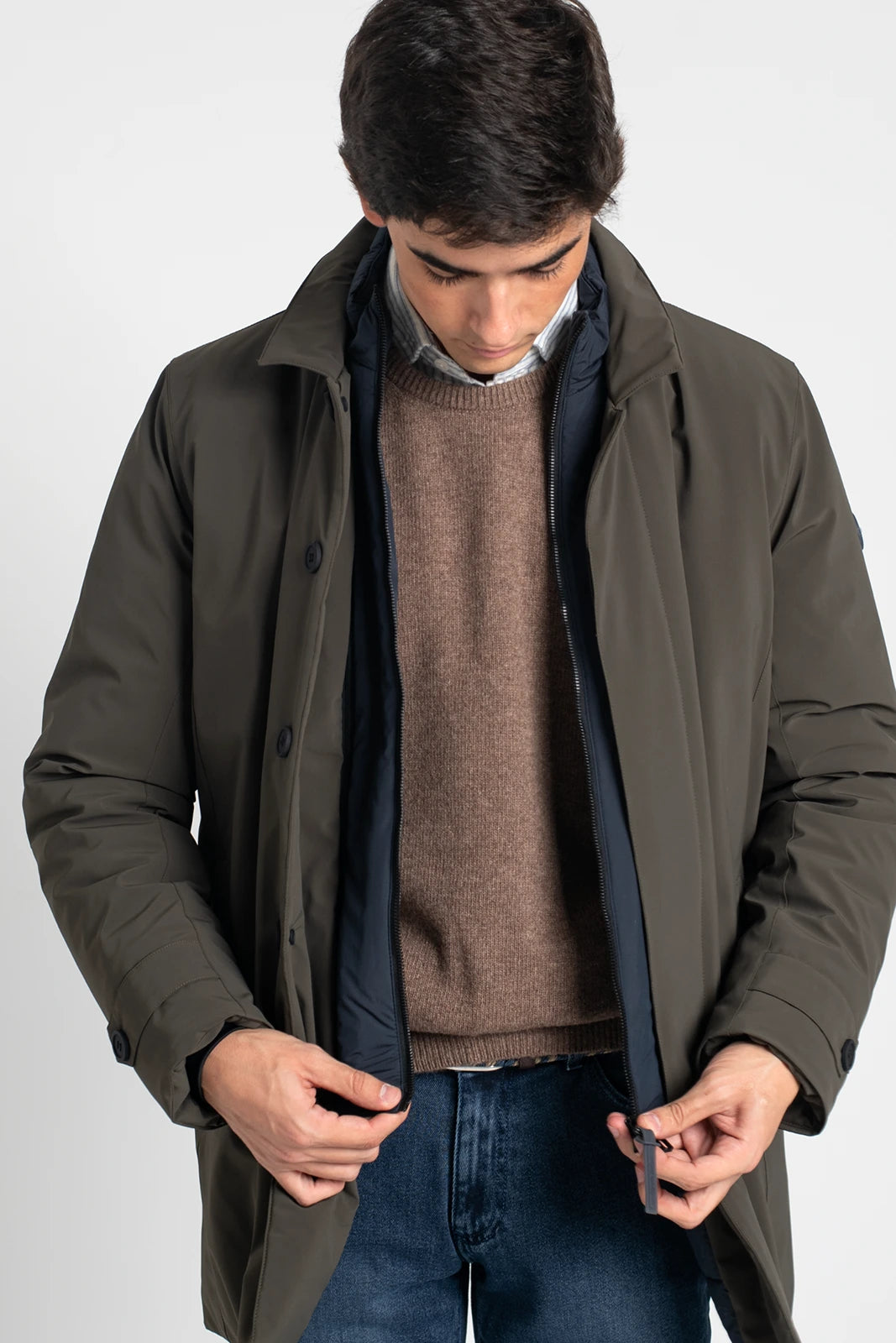 GABARDINA VERDE ACOLCHADA HOMEWARD