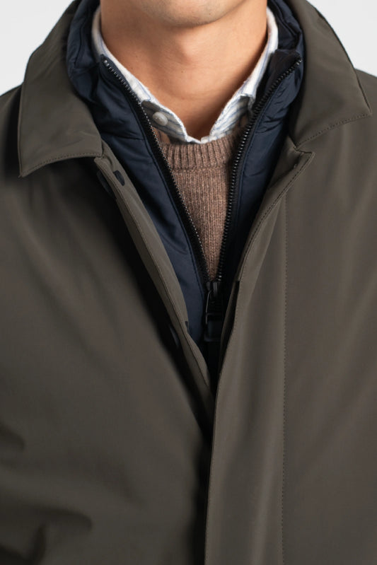 GABARDINA VERDE ACOLCHADA HOMEWARD