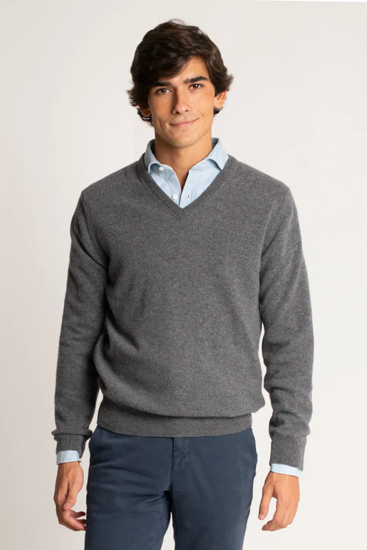 JERSEY CUELLO PICO GRIS