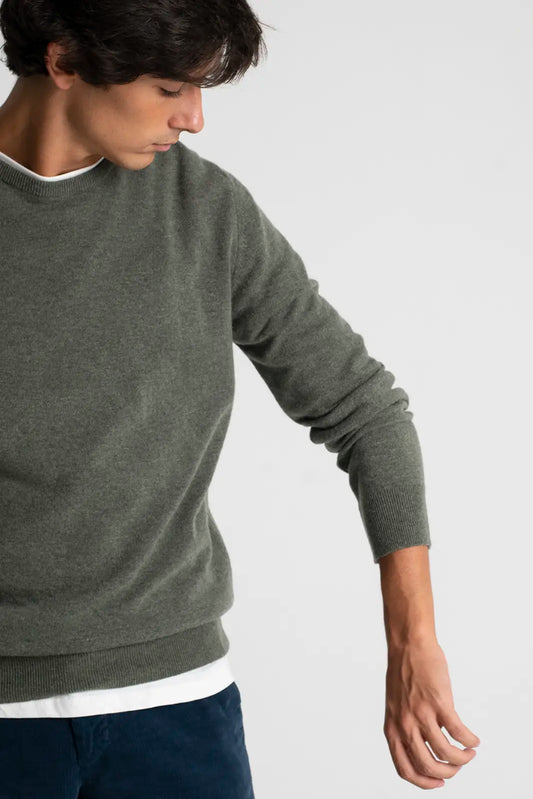 JERSEY CUELLO CAJA VERDE OLIVA