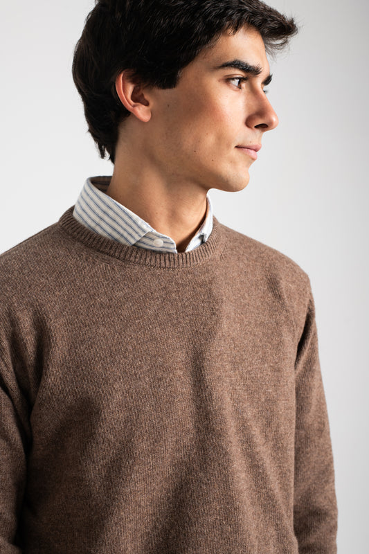 JERSEY CUELLO A CAJA TOSTADO