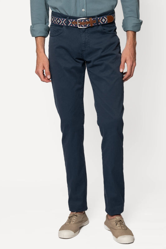 PANTALON 5 BOLSILLOS AZUL OSCURO
