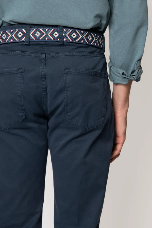 PANTALON 5 BOLSILLOS AZUL OSCURO