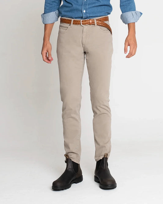 PANTALÓN 5 BOLSILLOS BEIGE