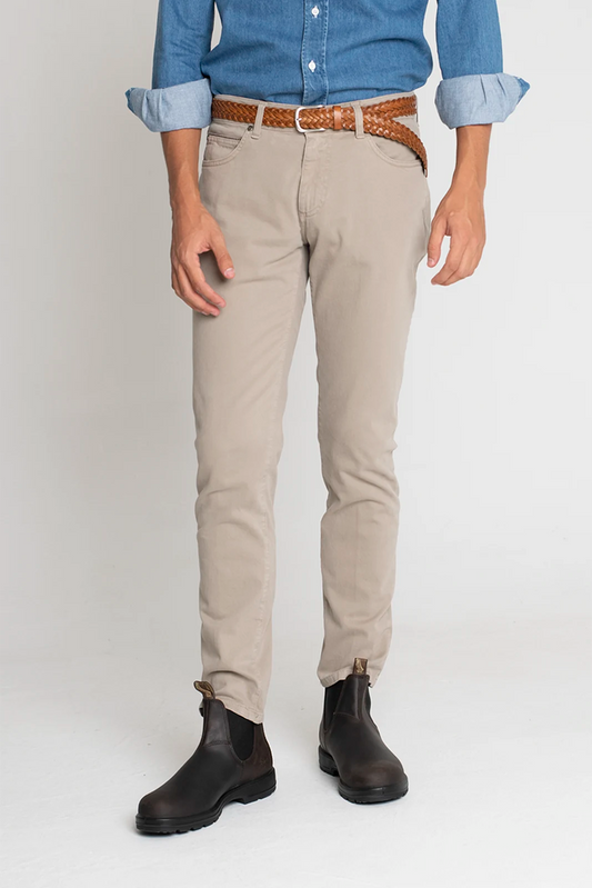 PANTALÓN 5 BOLSILLOS BEIGE