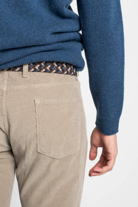 PANTALÓN CHINO PANA BEIGE