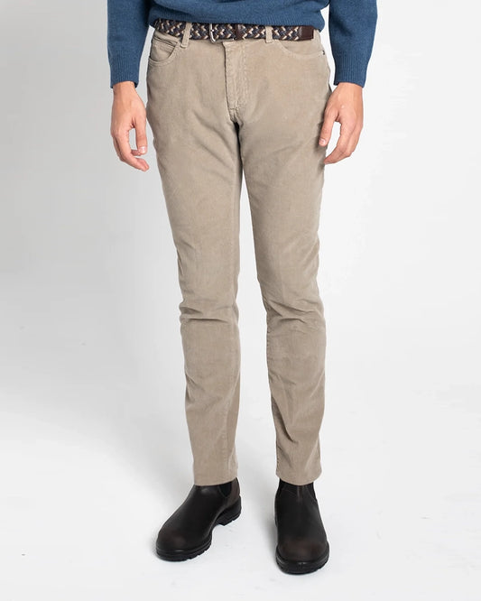 PANTALÓN 5 BOLSILLOS DE PANA TOPO