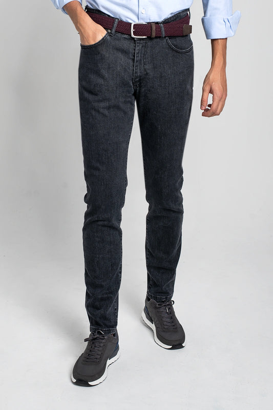 PANTALÓN VAQUERO NEGRO