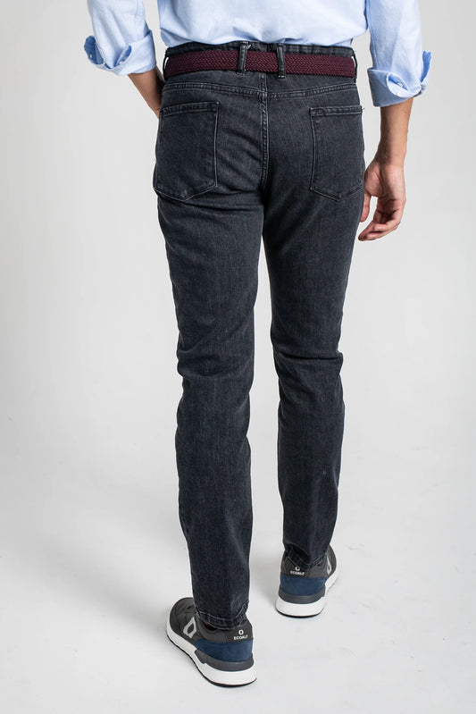 PANTALÓN VAQUERO NEGRO