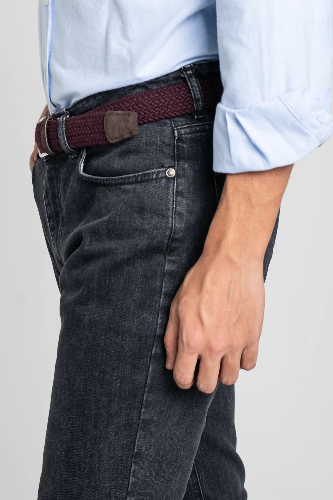 PANTALÓN VAQUERO NEGRO