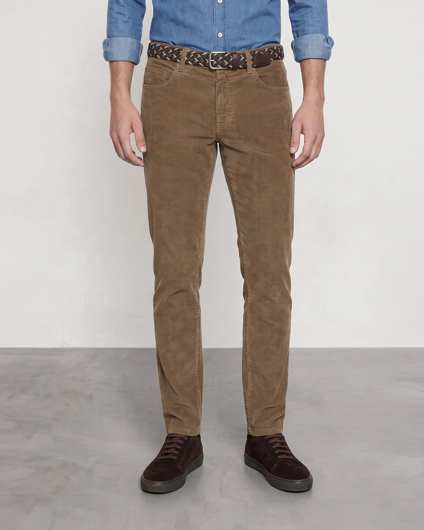 PANTALON CHINO PANA MARRÓN