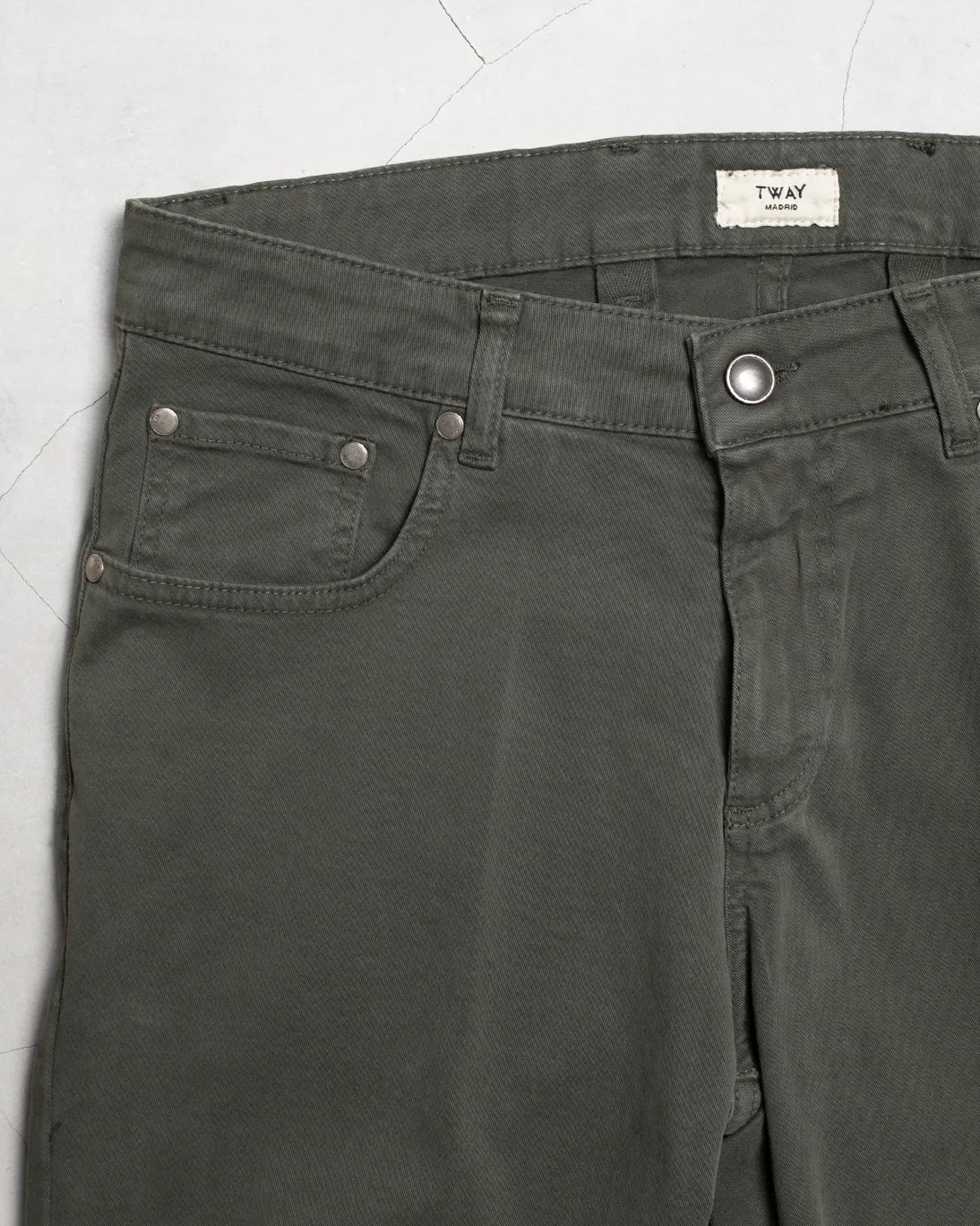 PANTALON CINCO BOLSILLOS VERDE