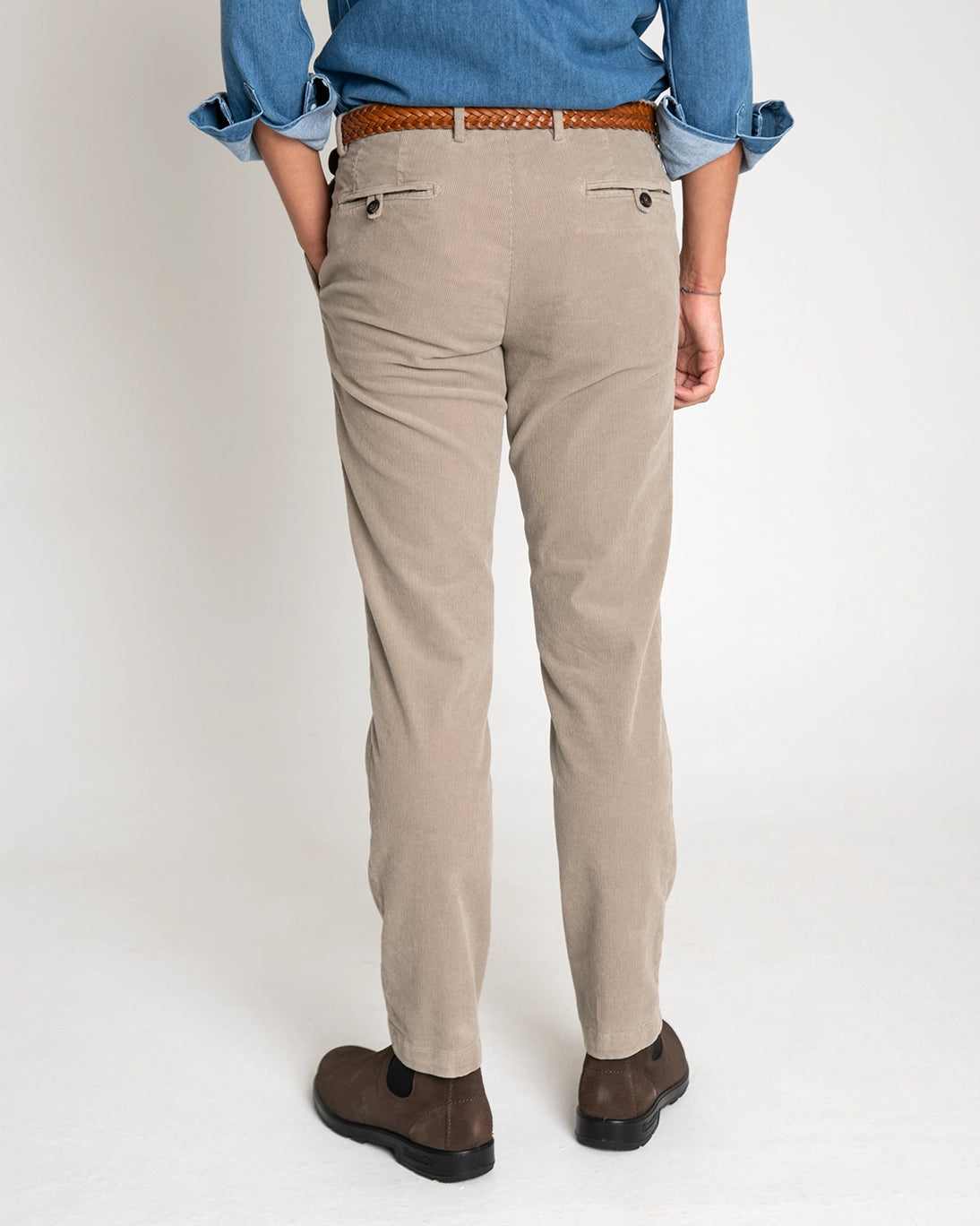 PANTALON CHINO PANA BEIGE