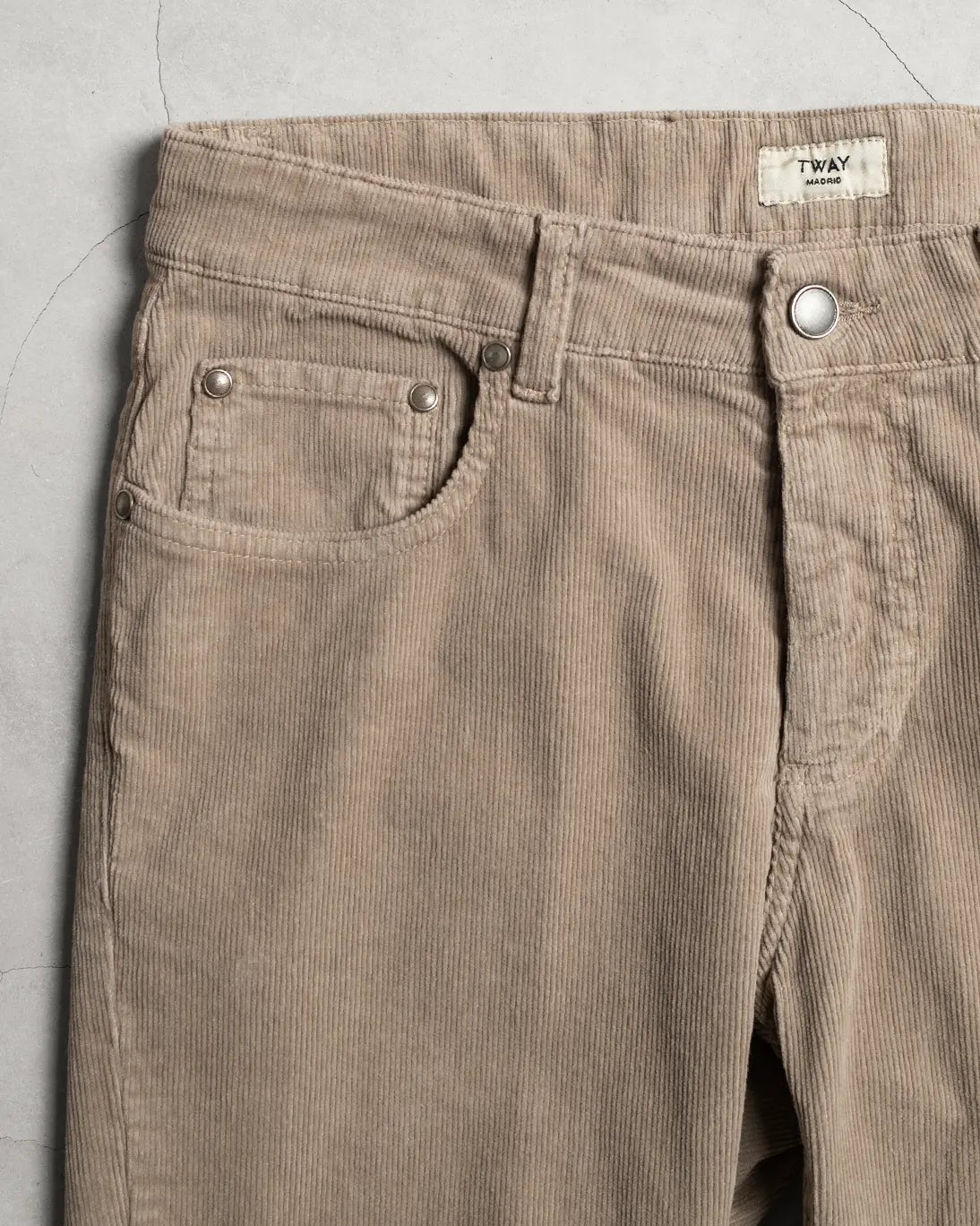 PANTALON 5 BOLSILLOS PANA BEIGE