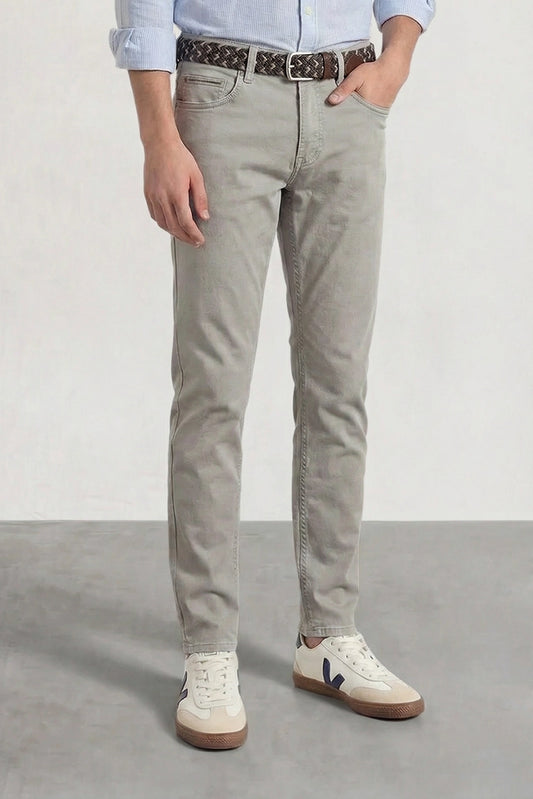 PANTALÓN 5 BOLSILLOS GRIS
