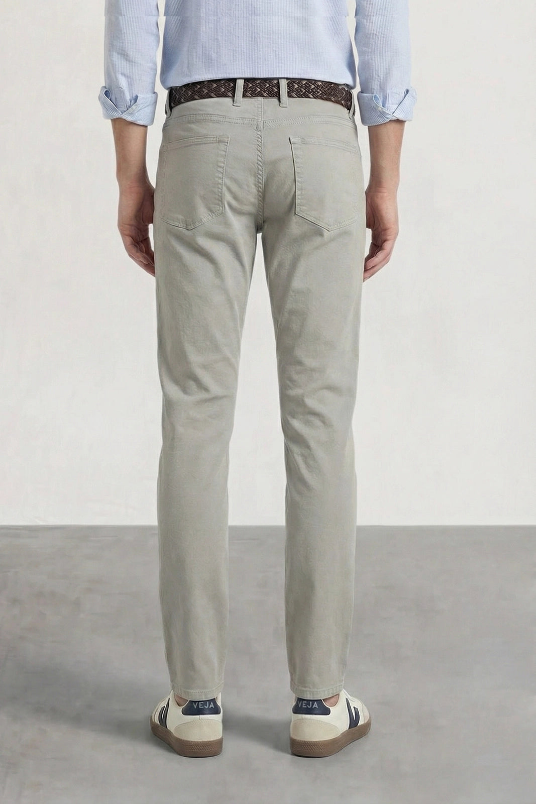 PANTALÓN 5 BOLSILLOS GRIS