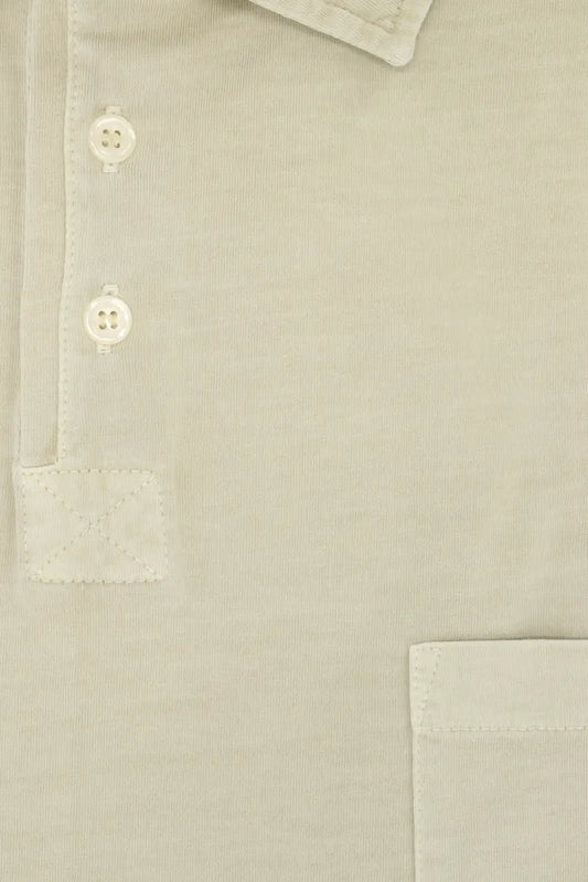 POLO MANGA LARGA JERSEY BEIGE