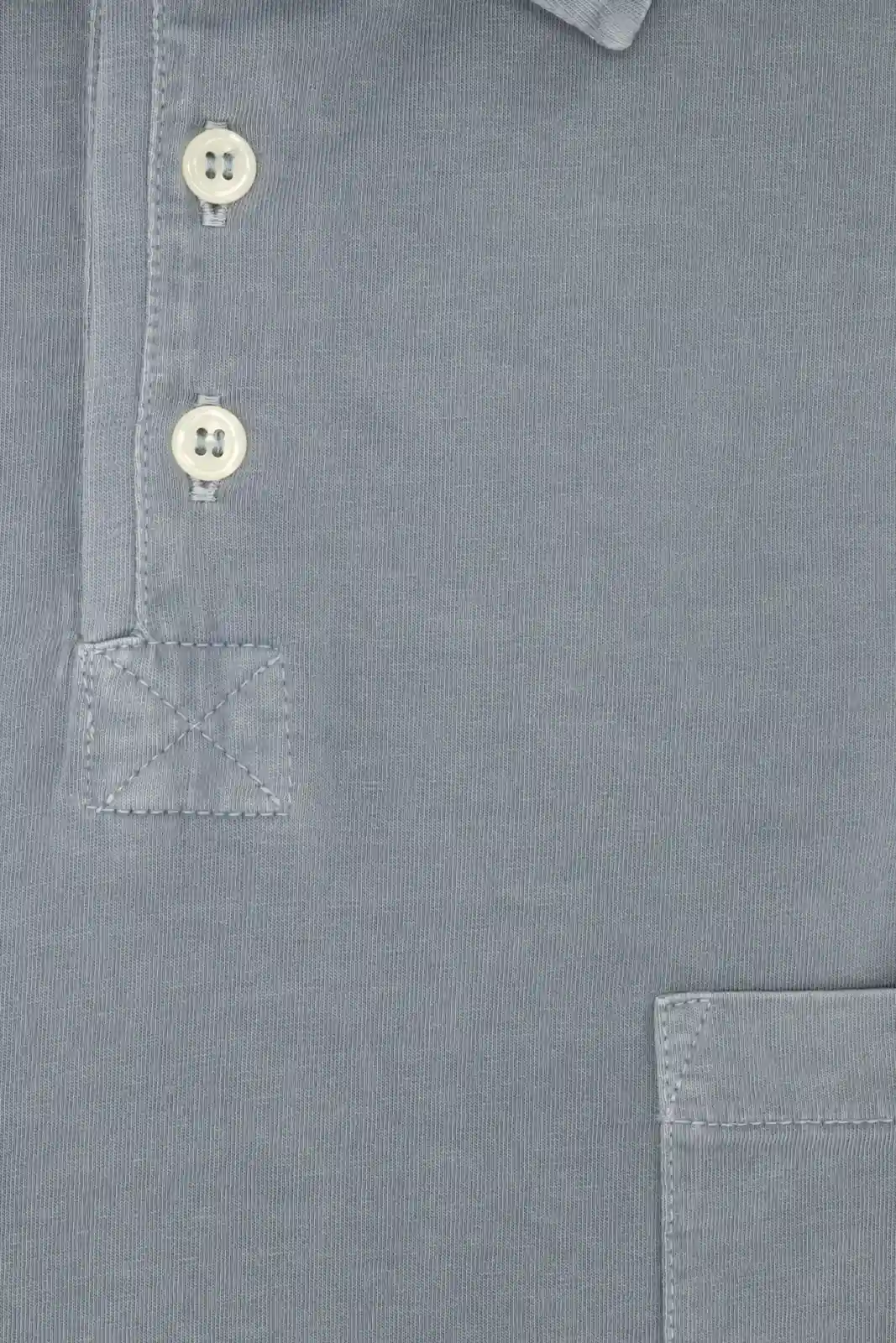 POLO MANGA LARGA JERSEY GRIS