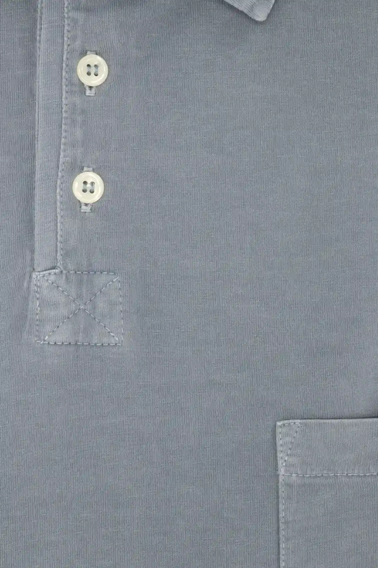 POLO MANGA LARGA JERSEY GRIS