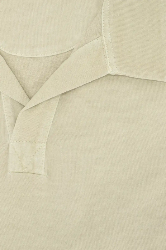 POLO JERSEY SIN BOTONES BEIGE