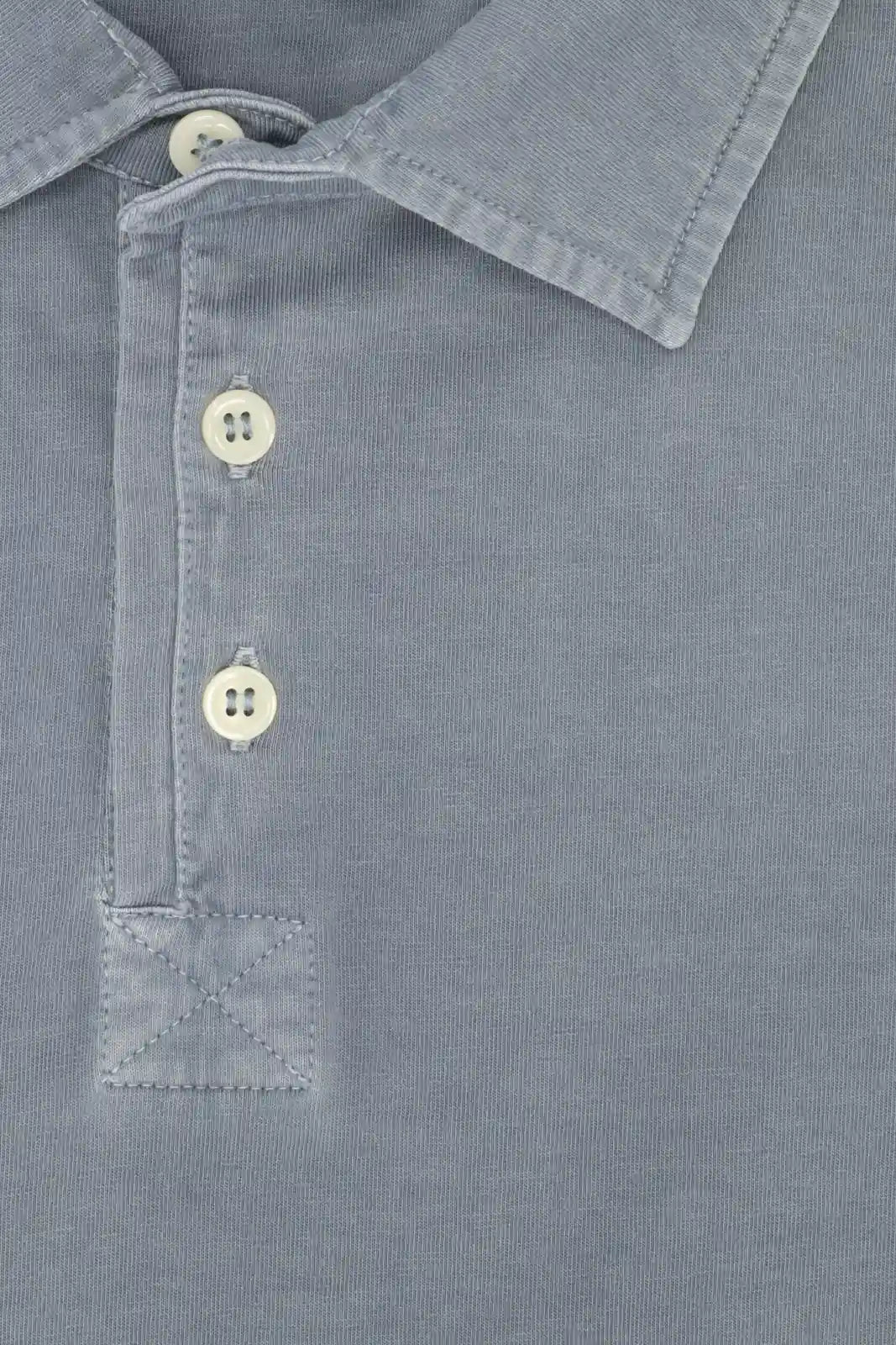 POLO MANGA CORTA JERSEY GRIS