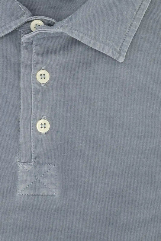 POLO MANGA CORTA JERSEY GRIS
