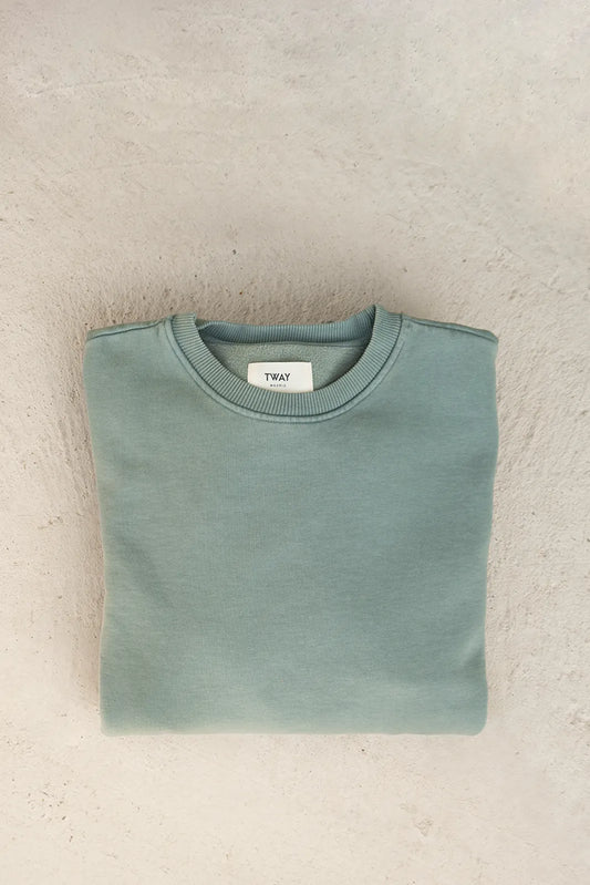 SUDADERA CUELLO CAJA VERDE