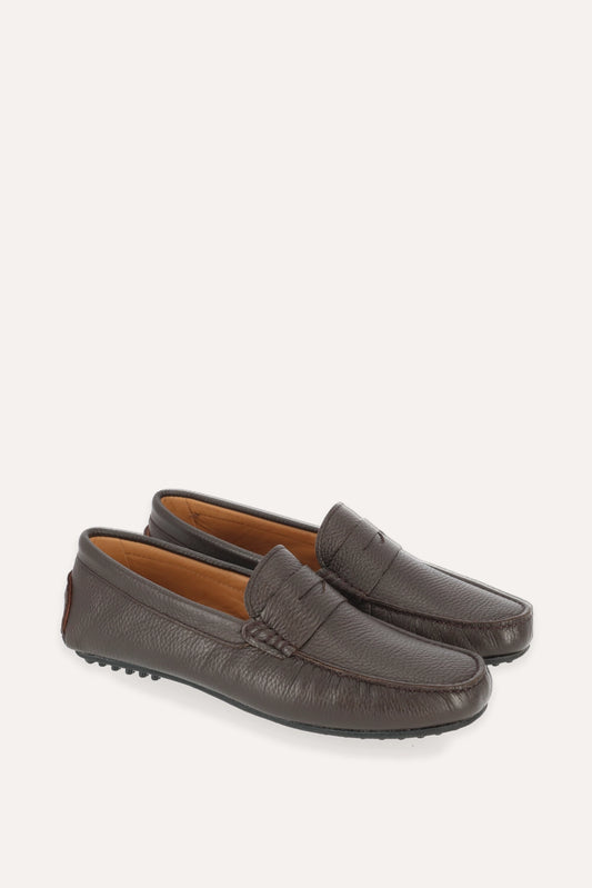 MOCASINES ANTIFAZ PIEL MARRÓN
