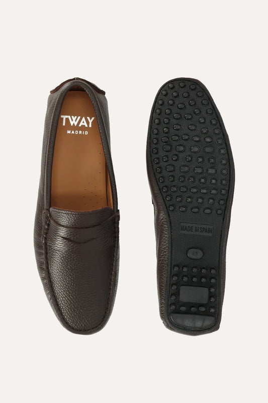 MOCASINES ANTIFAZ PIEL MARRÓN