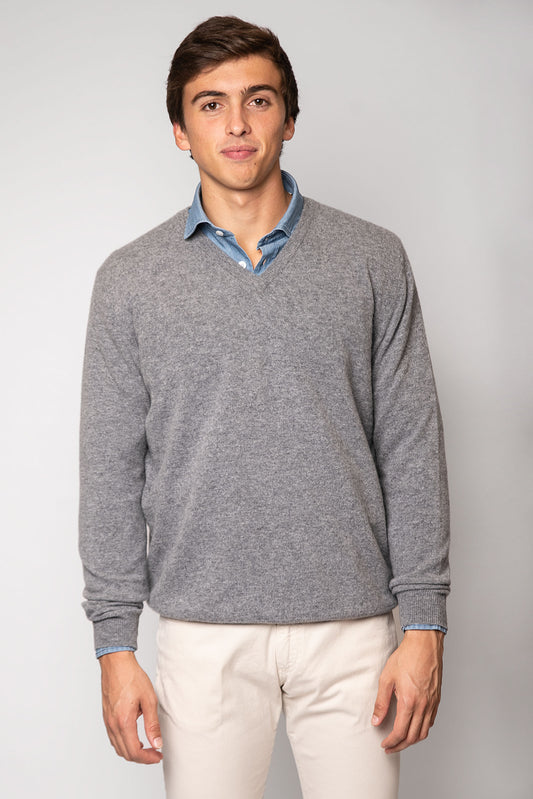 JERSEY CUELLO PICO GRIS