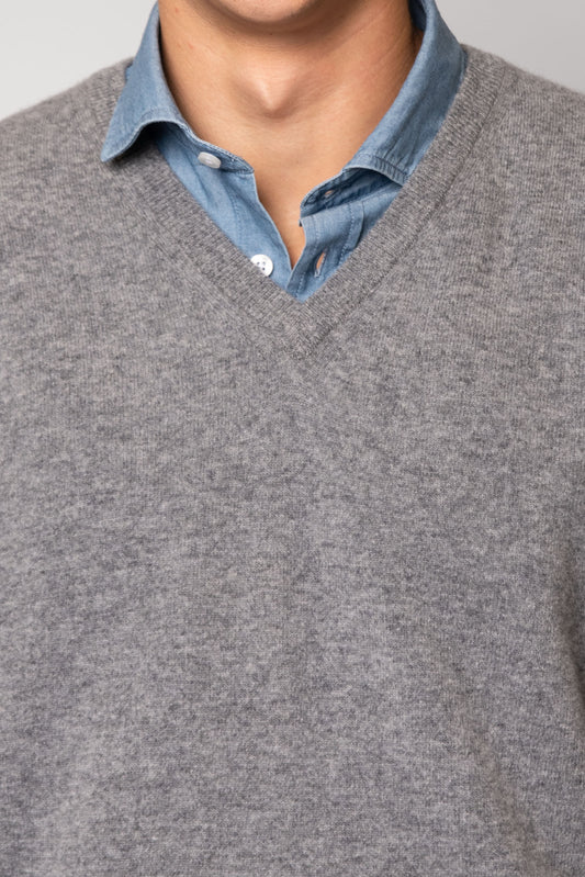 JERSEY CUELLO PICO GRIS