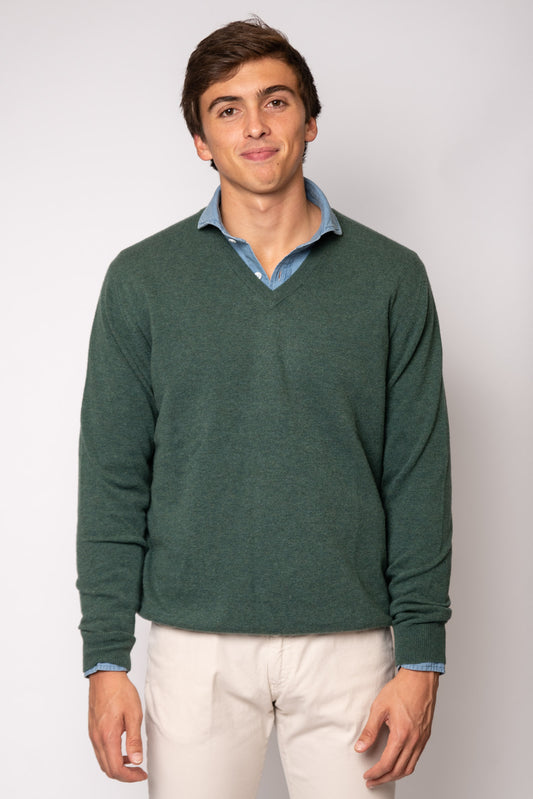 JERSEY CUELLO PICO VERDE