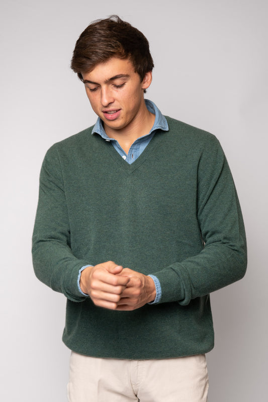 JERSEY CUELLO PICO VERDE