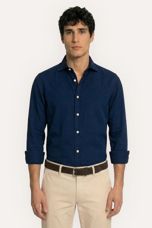 CAMISA AZUL MARINO