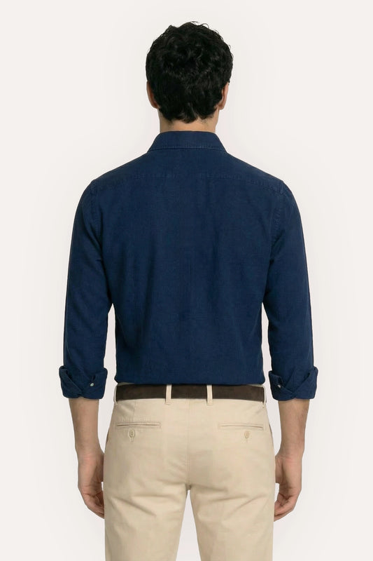 CAMISA AZUL MARINO