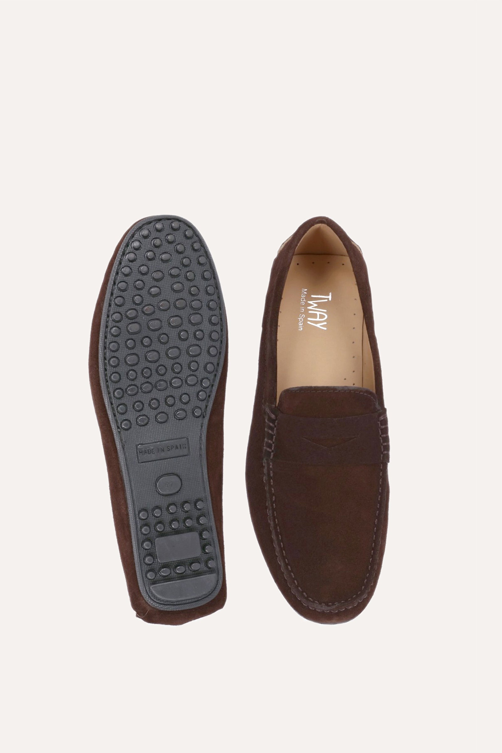 Mocasin antifaz marron oscuro Tway