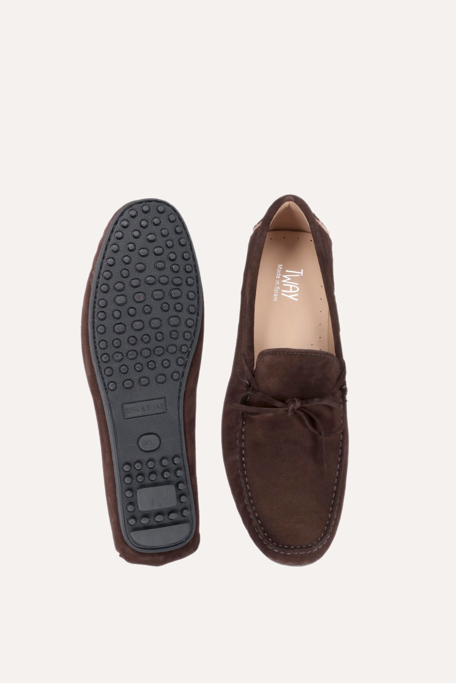 Mocasin lazo marron oscuro Tway 