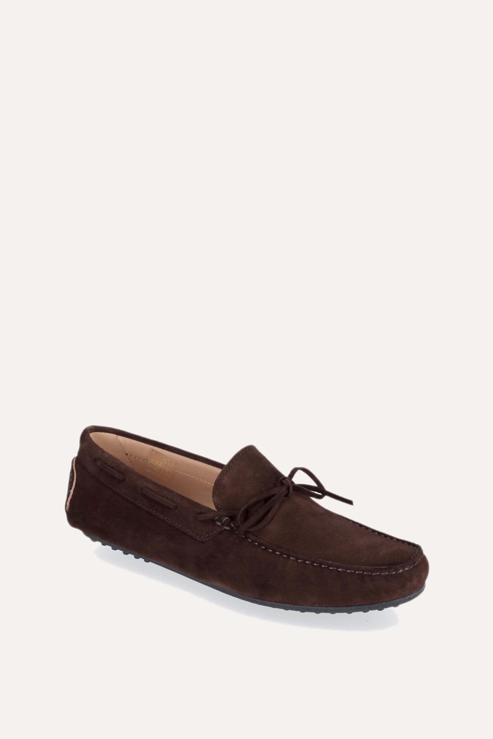 Mocasin lazo marron oscuro Tway 