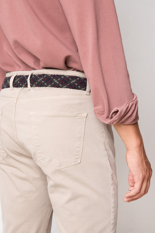 PANTALÓN 5 BOLSILLOS BEIGE OSCURO