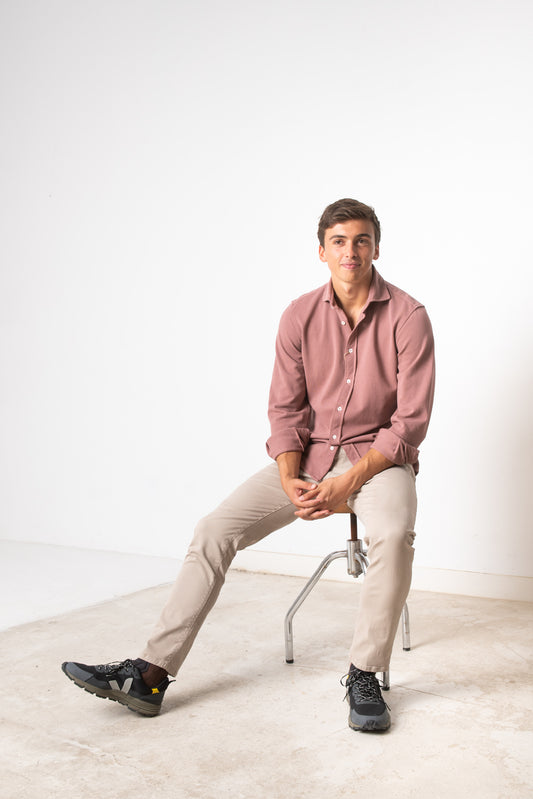 PANTALÓN 5 BOLSILLOS BEIGE OSCURO