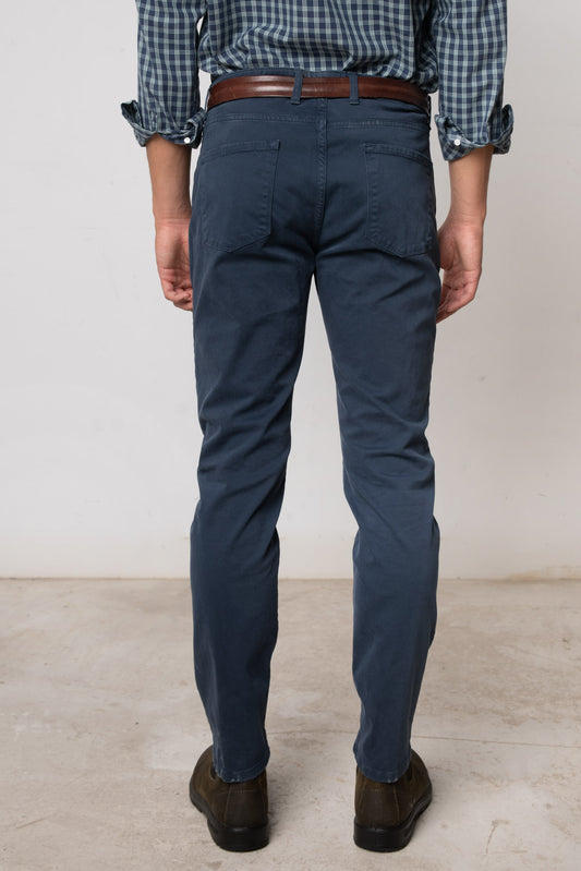 PANTALÓN 5 BOLSILLOS AZUL MARINO