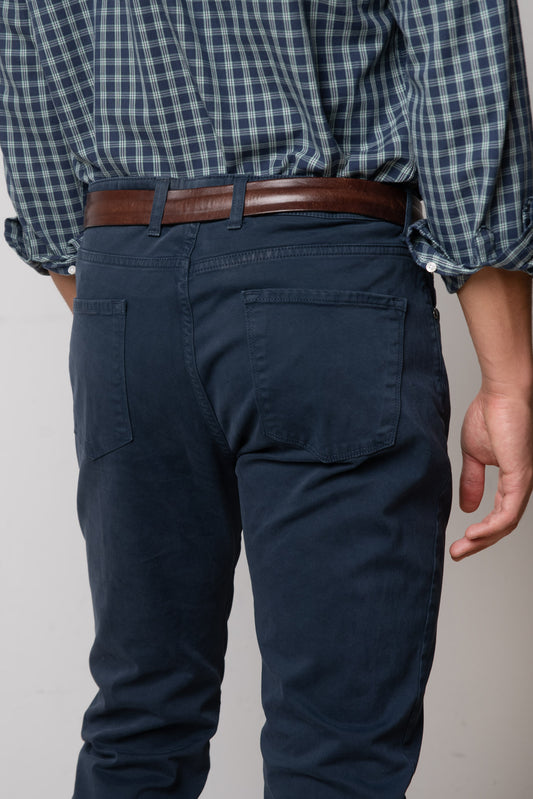 PANTALÓN 5 BOLSILLOS AZUL MARINO