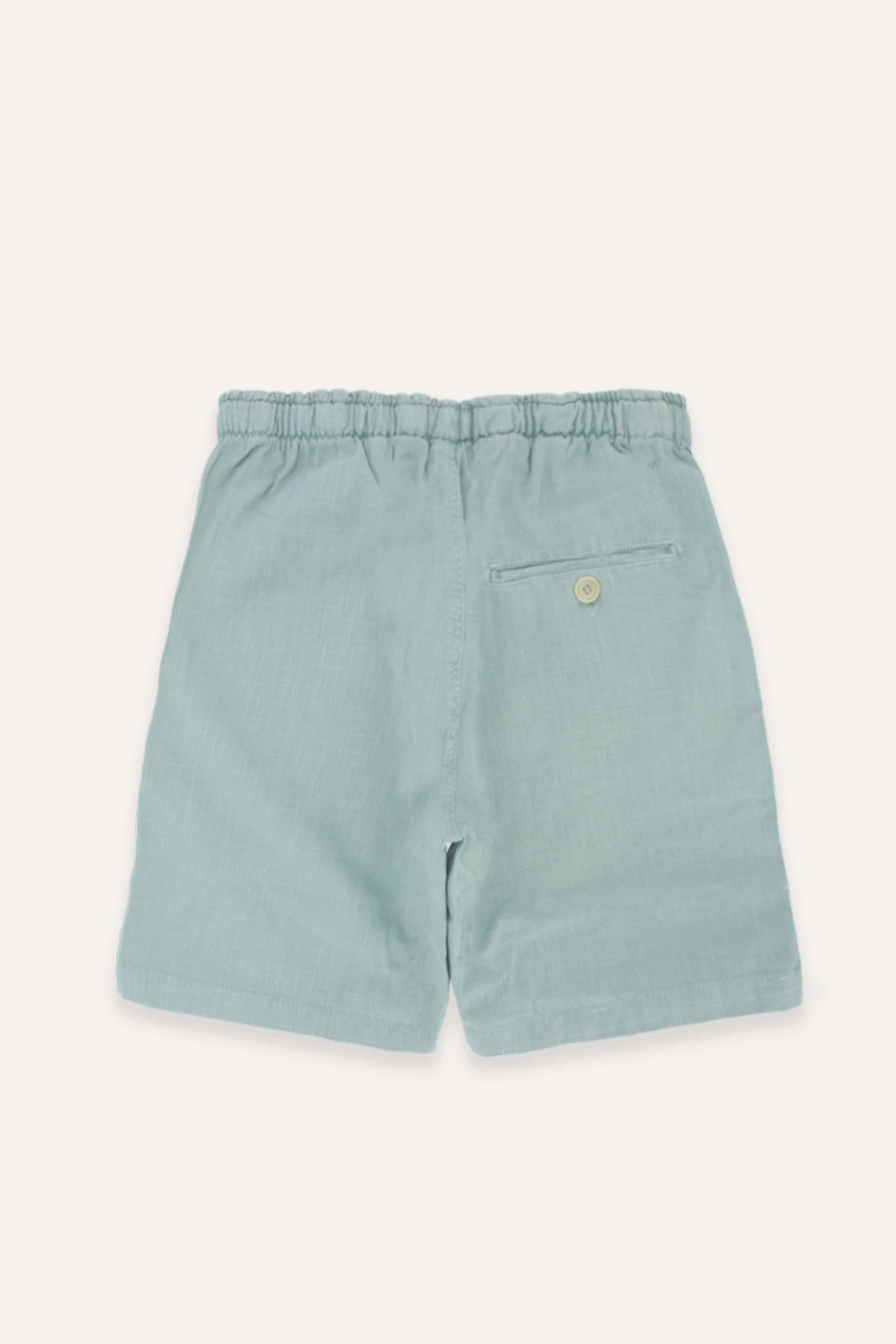 BERMUDAS DE LINO VERDE AGUA